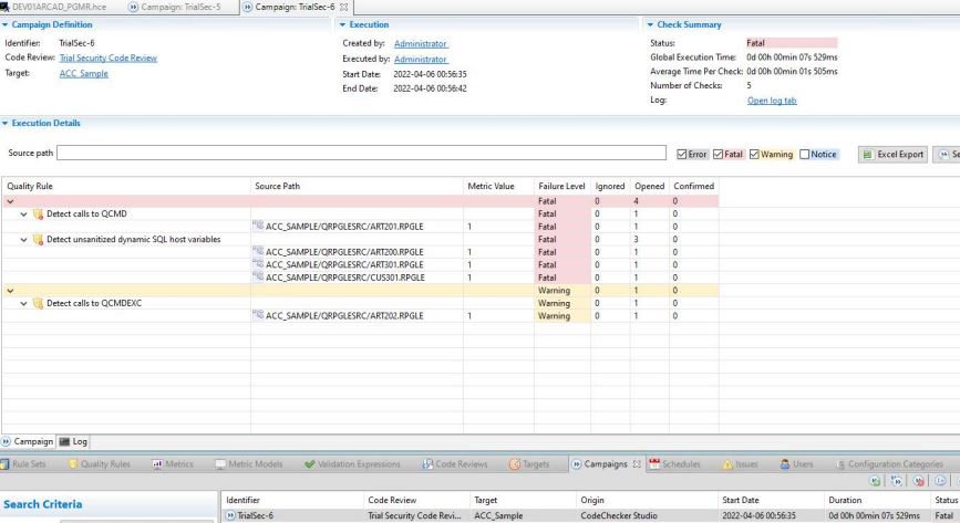 arcas codechecker timware