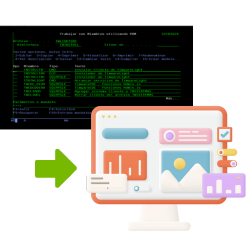 pantallas verdes a interfaces web