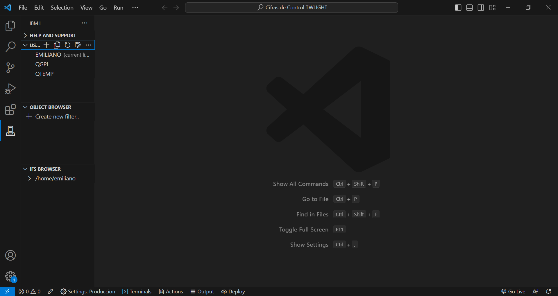 code for ibm pantalla