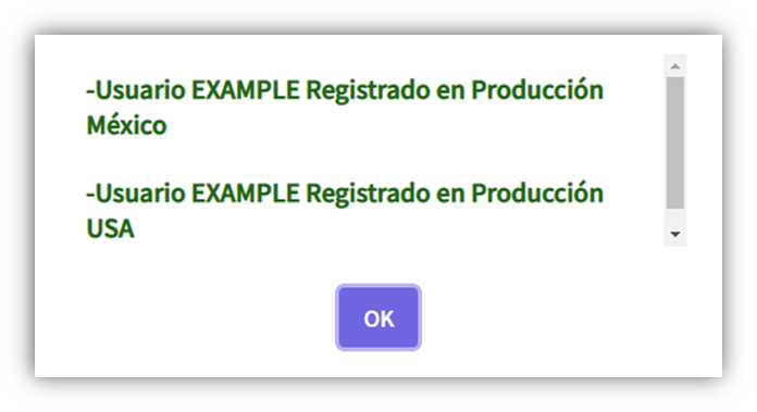 Vista previa del detalle del registro